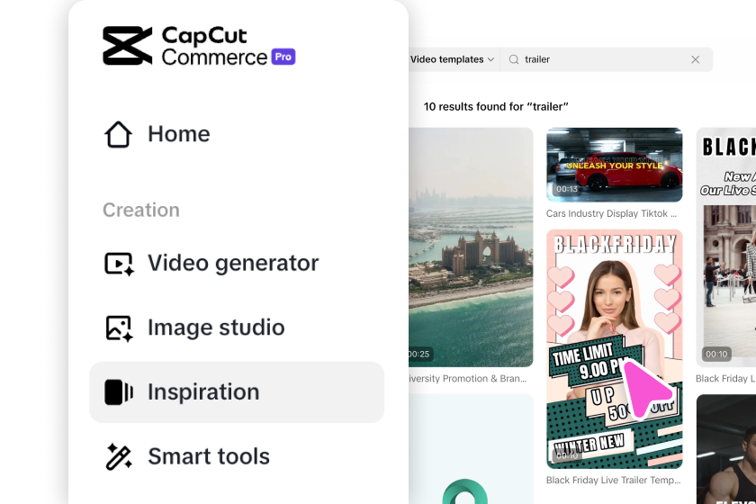 Ouvrez Pippit et sélectionnez un modèle.